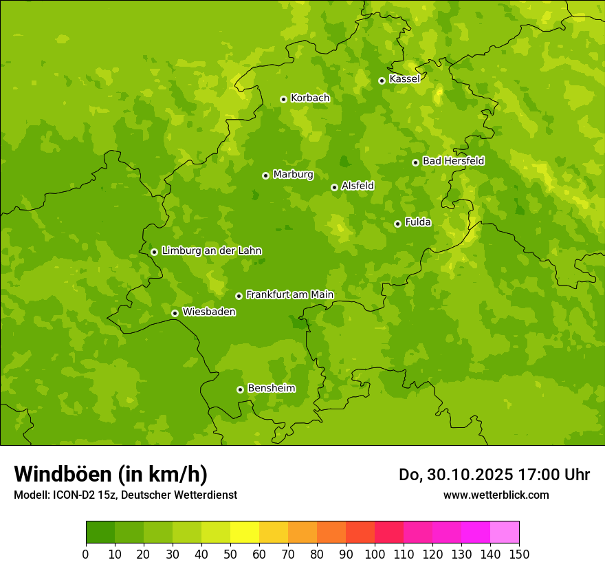 Modellkarten Windgeschwindigkeit Modellkarten Windgeschwindigkeit