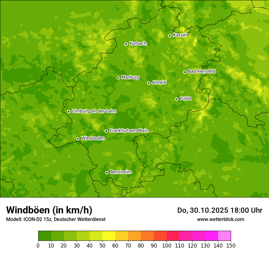Modellkarten Windgeschwindigkeit Modellkarten Windgeschwindigkeit