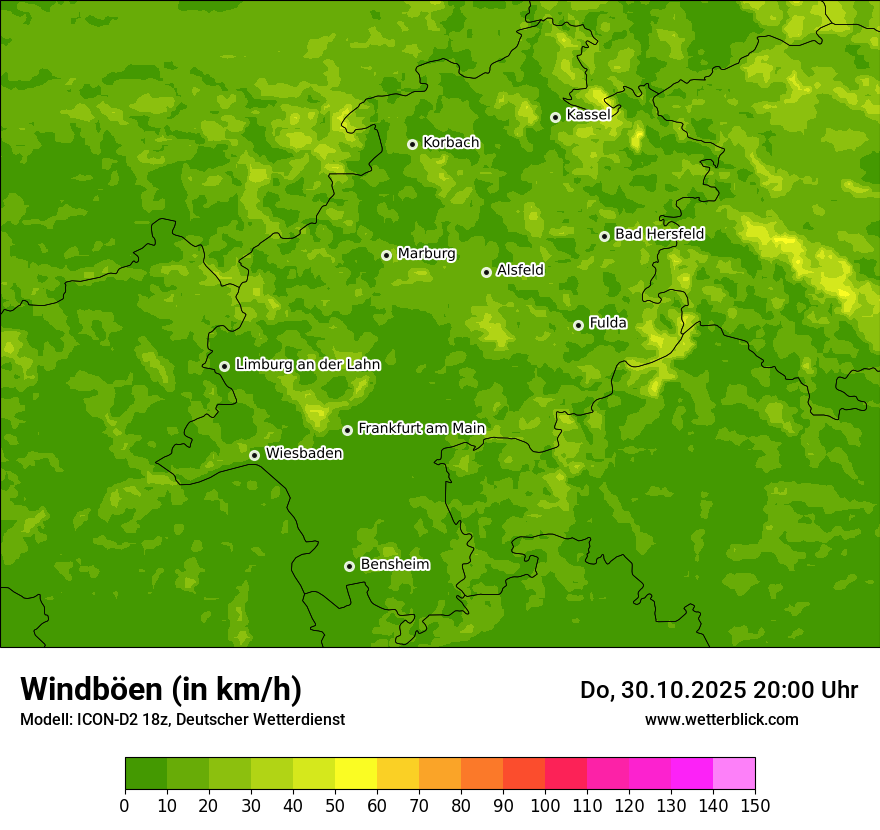 Modellkarten Windgeschwindigkeit Modellkarten Windgeschwindigkeit