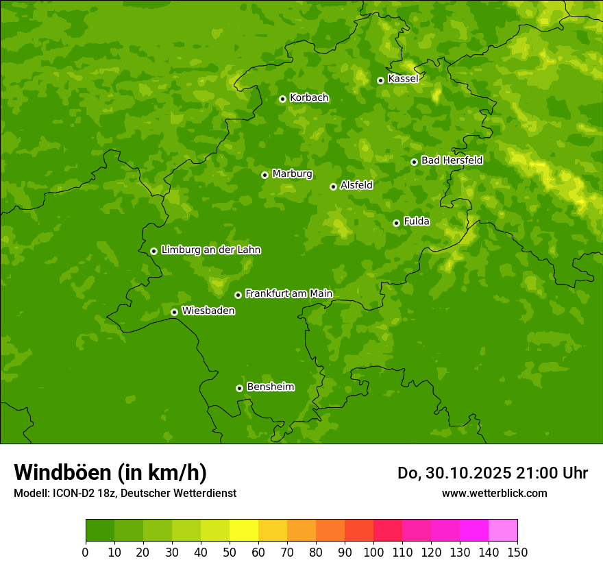 Modellkarten Windgeschwindigkeit Modellkarten Windgeschwindigkeit