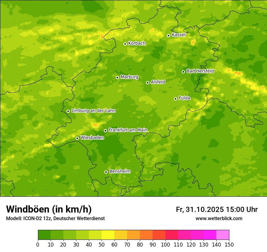 Modellkarten Windgeschwindigkeit Modellkarten Windgeschwindigkeit