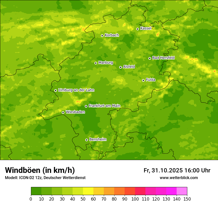 Modellkarten Windgeschwindigkeit Modellkarten Windgeschwindigkeit