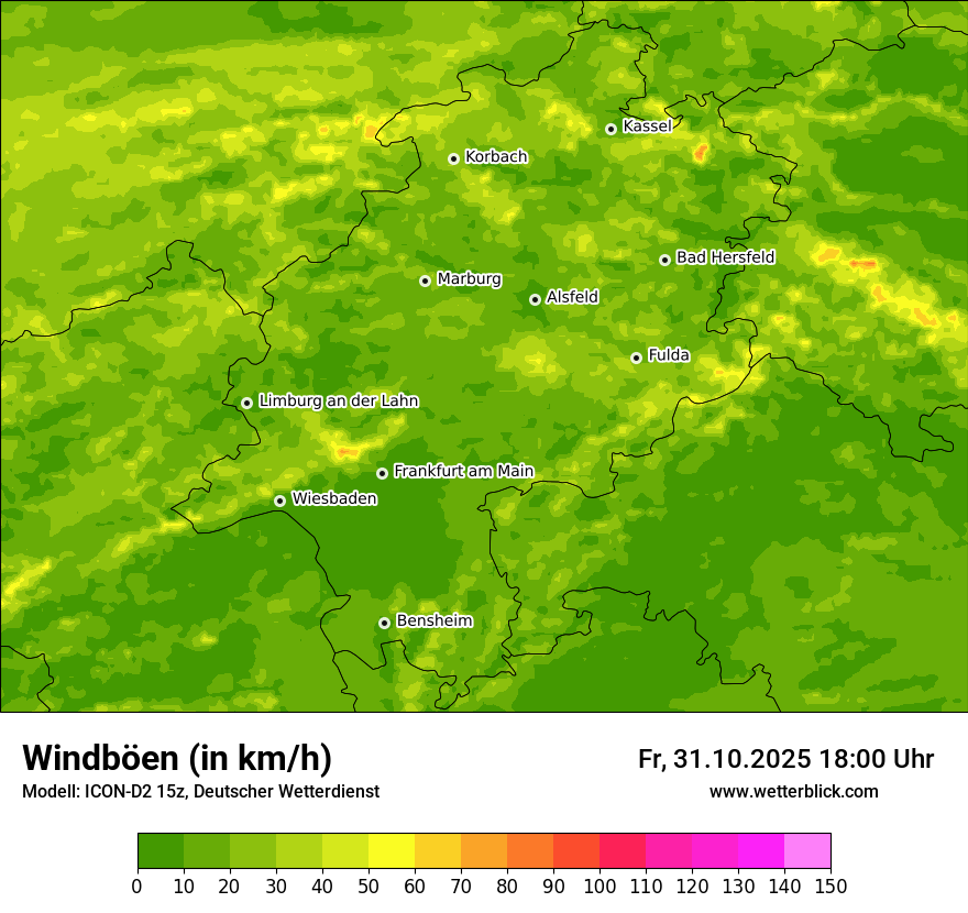 Modellkarten Windgeschwindigkeit Modellkarten Windgeschwindigkeit
