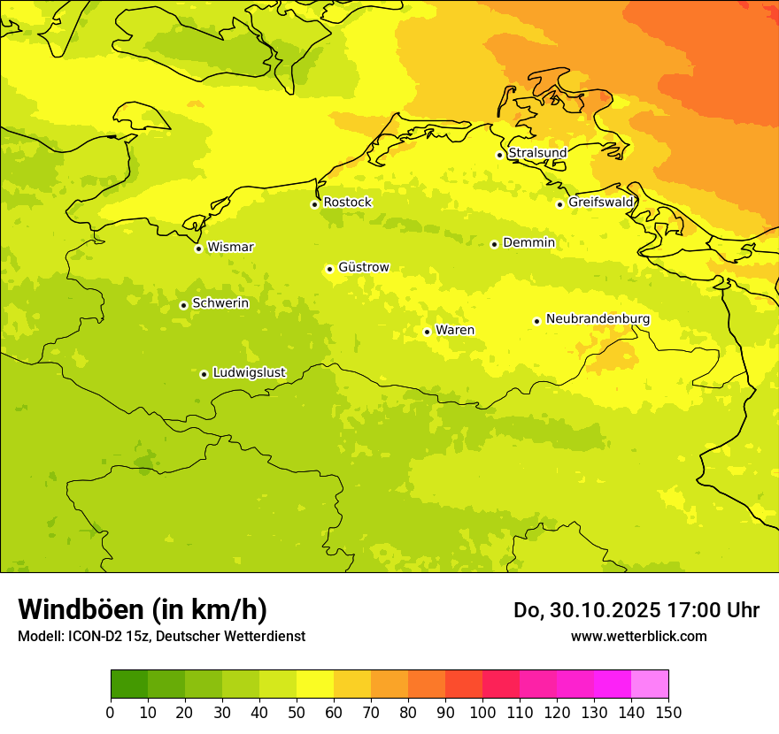 Modellkarten Windgeschwindigkeit Modellkarten Windgeschwindigkeit