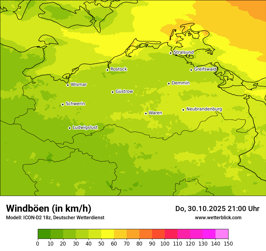 Modellkarten Windgeschwindigkeit Modellkarten Windgeschwindigkeit