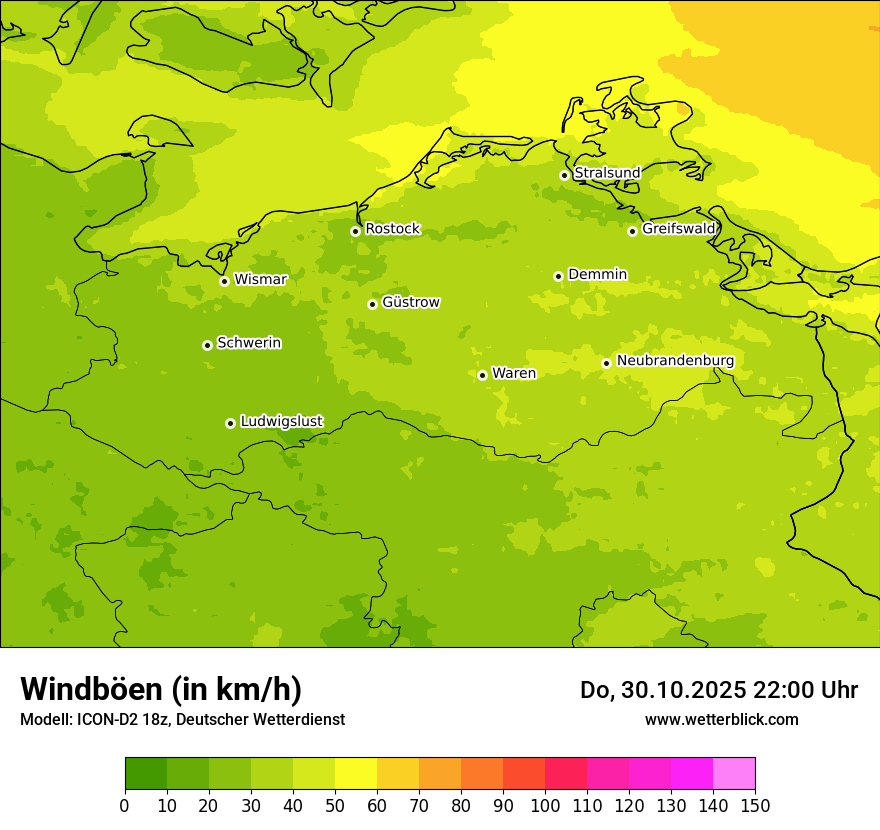Modellkarten Windgeschwindigkeit Modellkarten Windgeschwindigkeit
