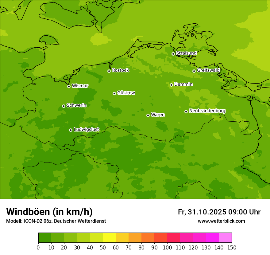 Modellkarten Windgeschwindigkeit Modellkarten Windgeschwindigkeit