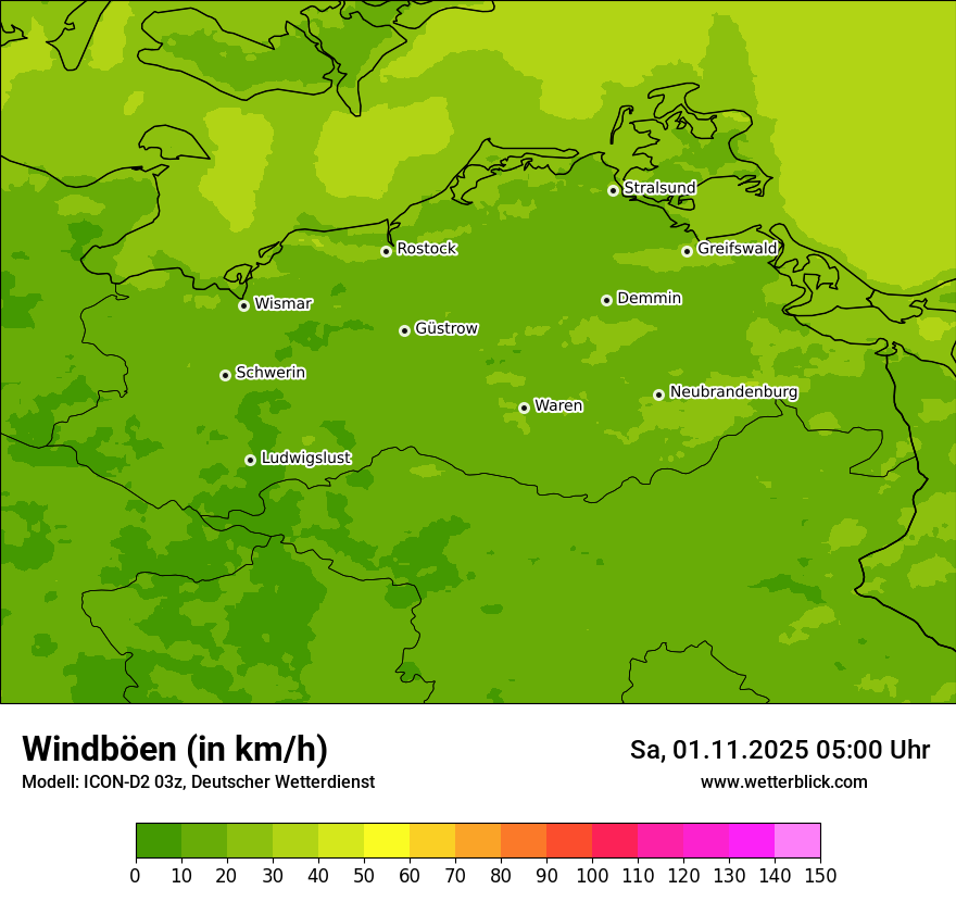 Modellkarten Windgeschwindigkeit Modellkarten Windgeschwindigkeit