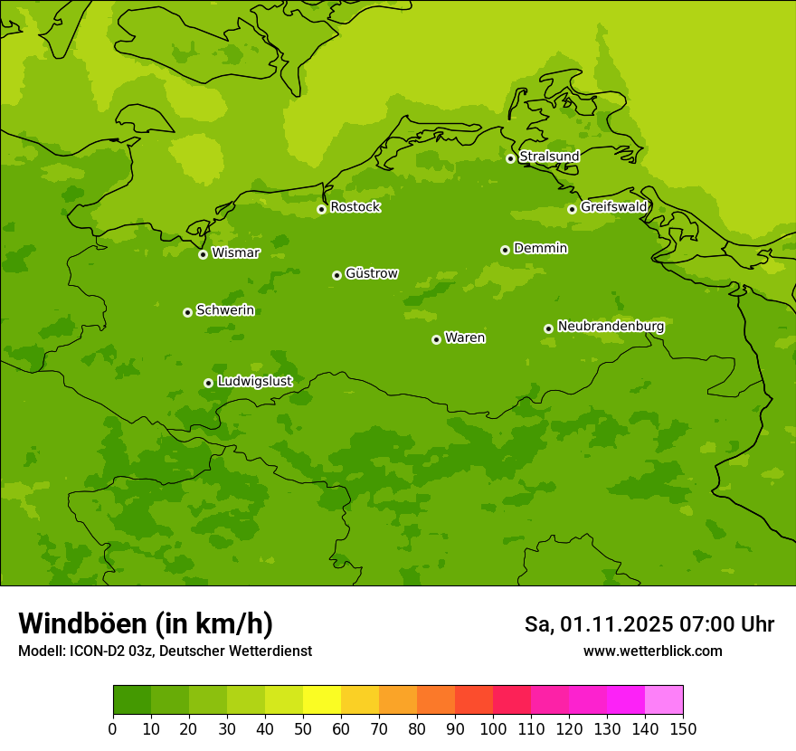 Modellkarten Windgeschwindigkeit Modellkarten Windgeschwindigkeit