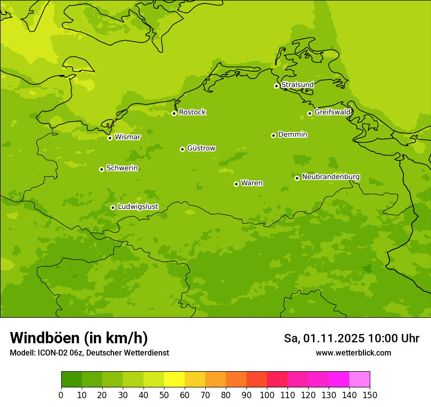 Modellkarten Windgeschwindigkeit Modellkarten Windgeschwindigkeit