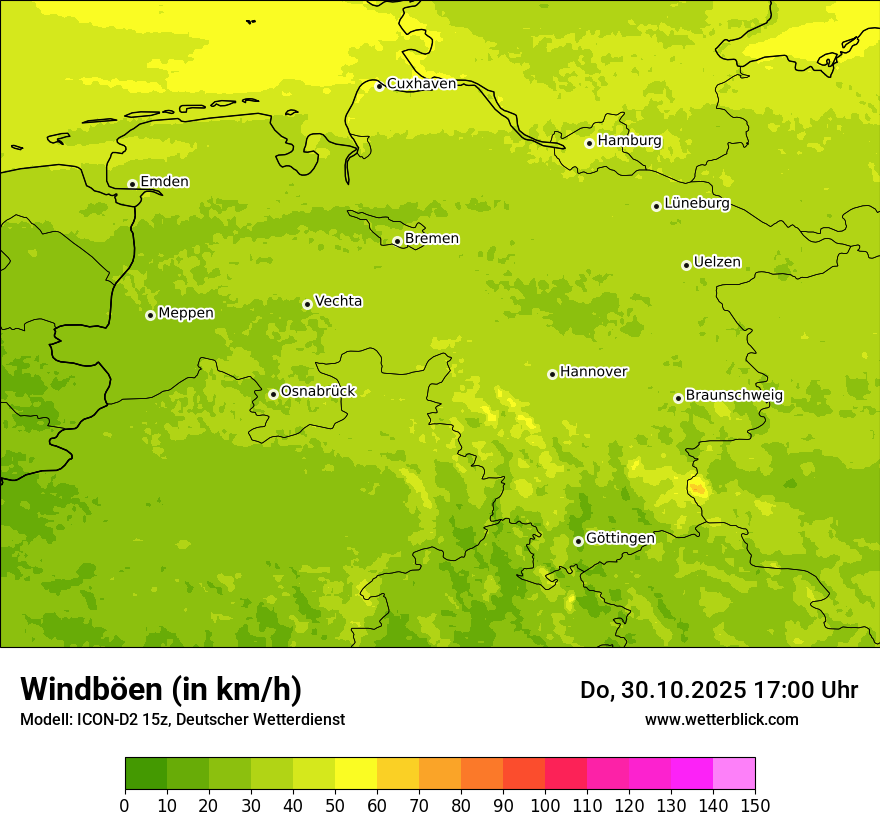 Modellkarten Windgeschwindigkeit Modellkarten Windgeschwindigkeit