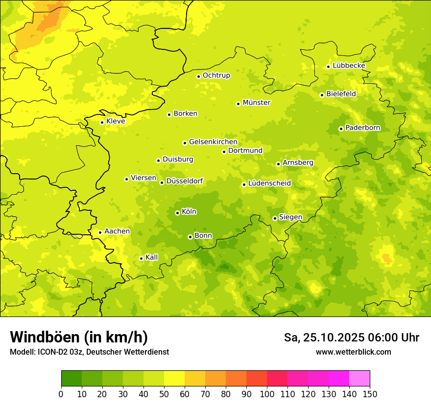 Modellkarten Windgeschwindigkeit Modellkarten Windgeschwindigkeit