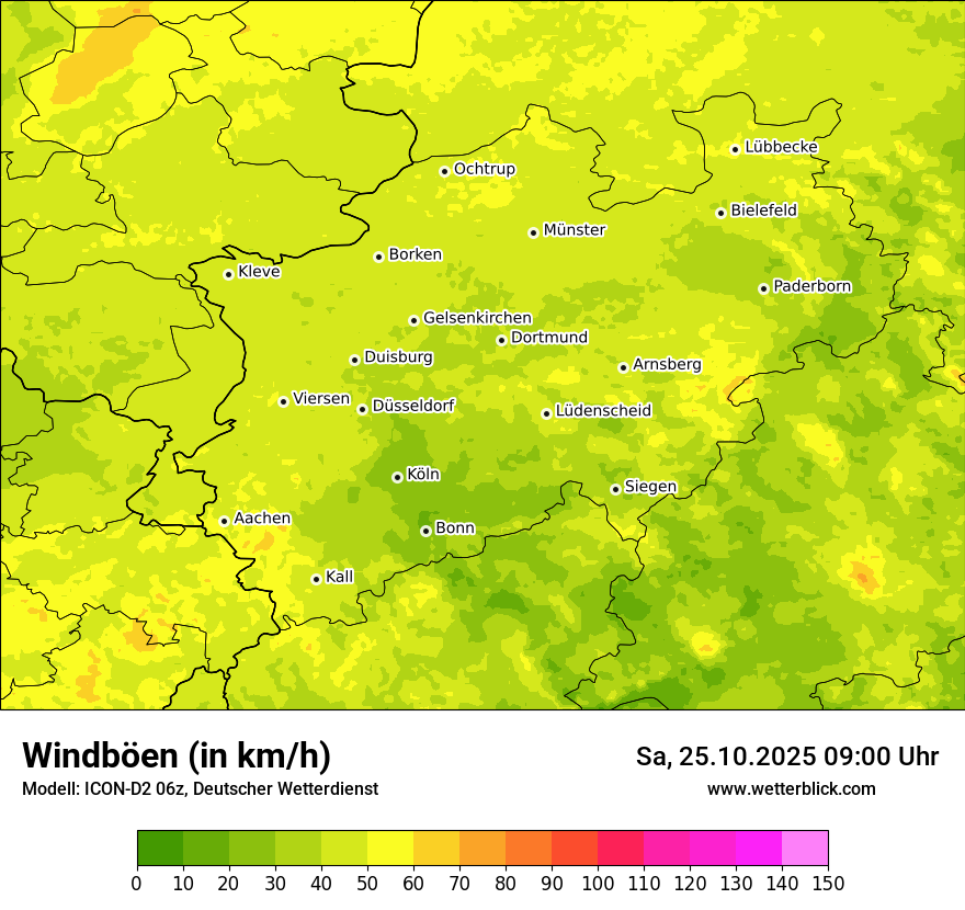 Modellkarten Windgeschwindigkeit Modellkarten Windgeschwindigkeit