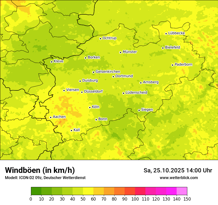 Modellkarten Windgeschwindigkeit Modellkarten Windgeschwindigkeit