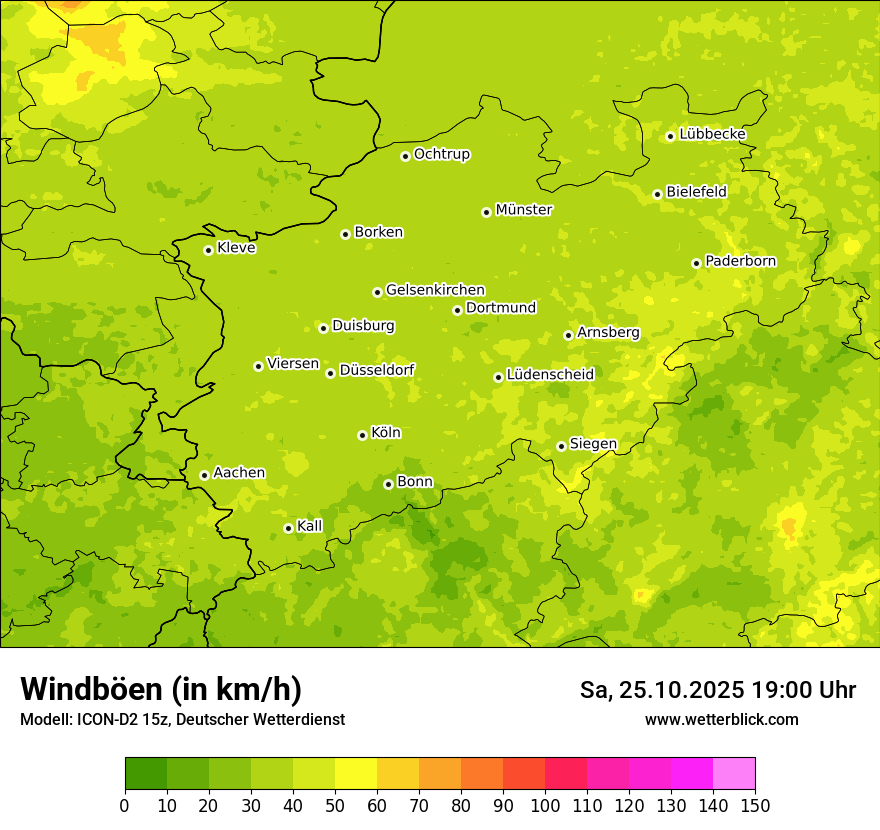 Modellkarten Windgeschwindigkeit Modellkarten Windgeschwindigkeit