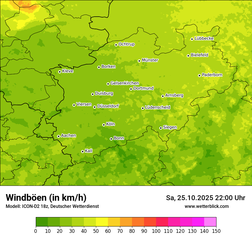 Modellkarten Windgeschwindigkeit Modellkarten Windgeschwindigkeit