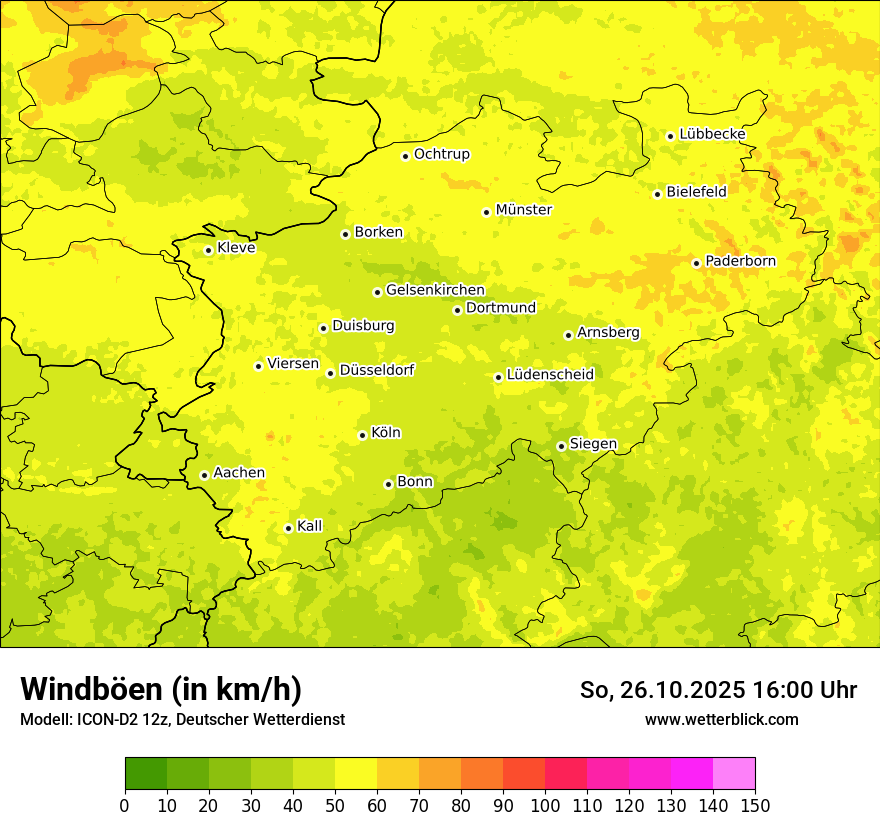 Modellkarten Windgeschwindigkeit Modellkarten Windgeschwindigkeit