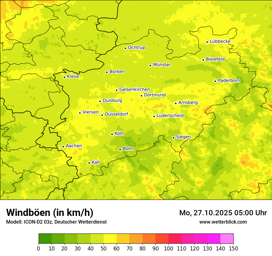Modellkarten Windgeschwindigkeit Modellkarten Windgeschwindigkeit