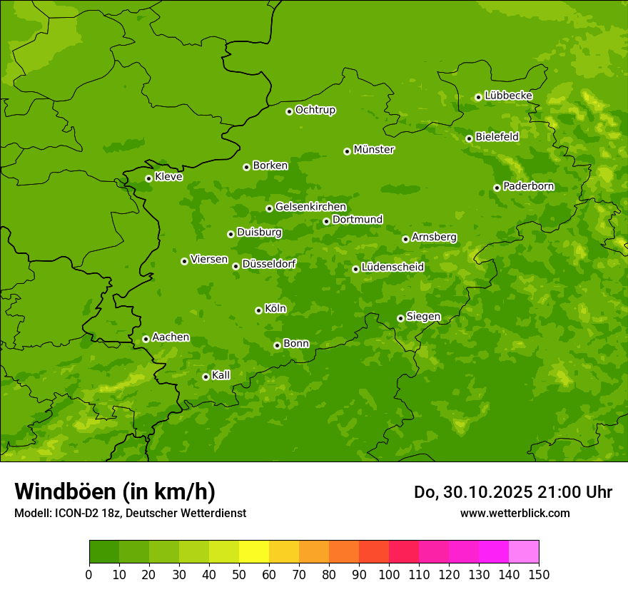 Modellkarten Windgeschwindigkeit Modellkarten Windgeschwindigkeit