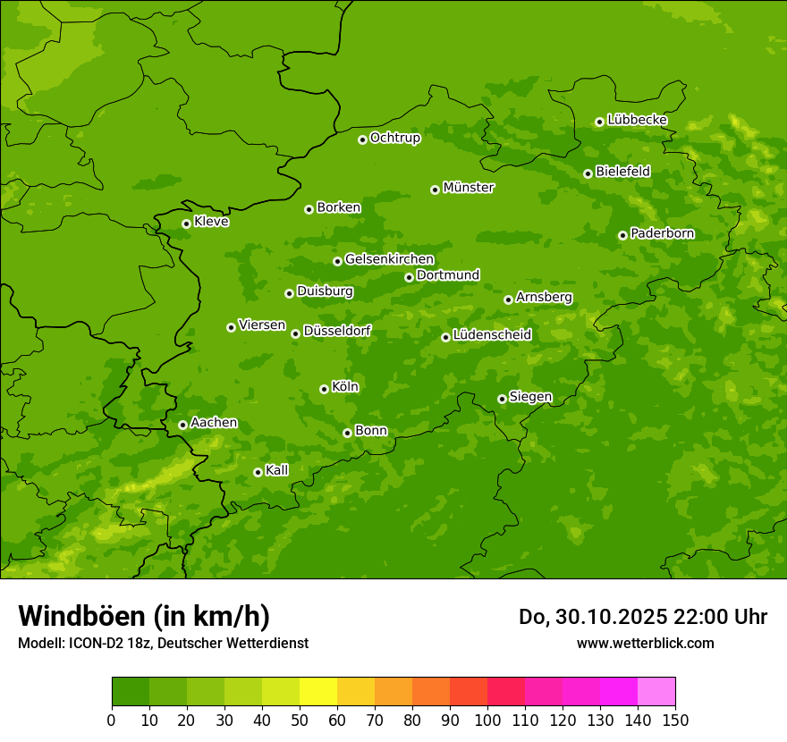 Modellkarten Windgeschwindigkeit Modellkarten Windgeschwindigkeit