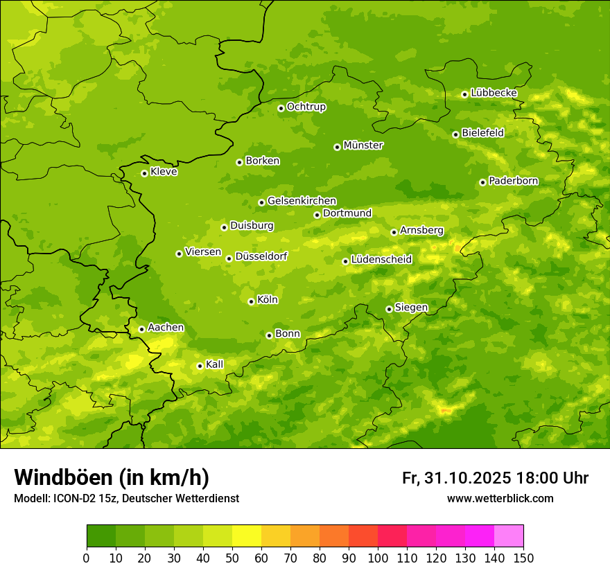 Modellkarten Windgeschwindigkeit Modellkarten Windgeschwindigkeit