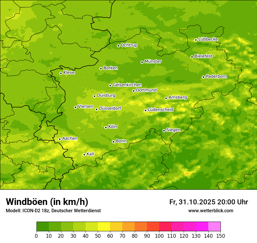 Modellkarten Windgeschwindigkeit Modellkarten Windgeschwindigkeit