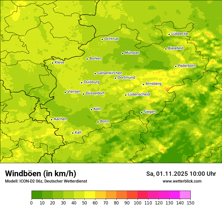 Modellkarten Windgeschwindigkeit Modellkarten Windgeschwindigkeit