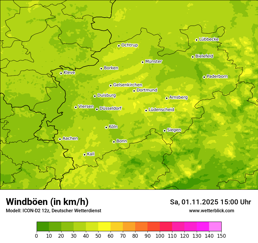 Modellkarten Windgeschwindigkeit Modellkarten Windgeschwindigkeit
