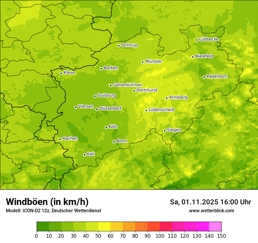 Modellkarten Windgeschwindigkeit Modellkarten Windgeschwindigkeit