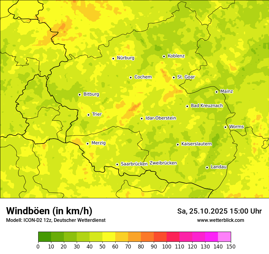 Modellkarten Windgeschwindigkeit Modellkarten Windgeschwindigkeit