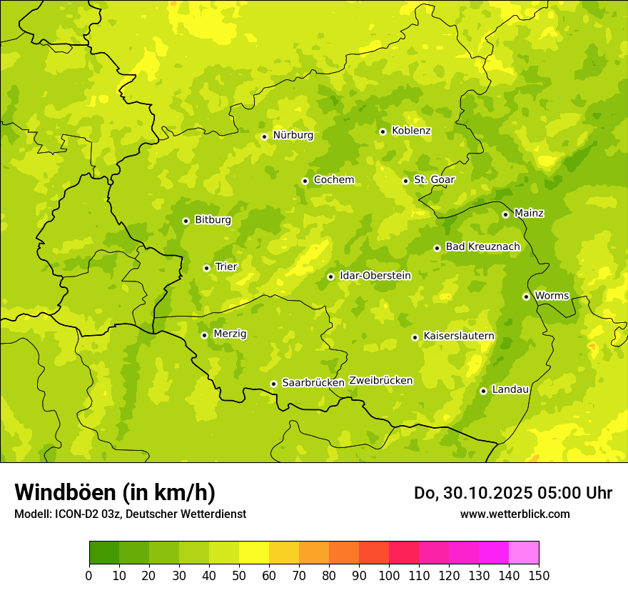 Modellkarten Windgeschwindigkeit Modellkarten Windgeschwindigkeit