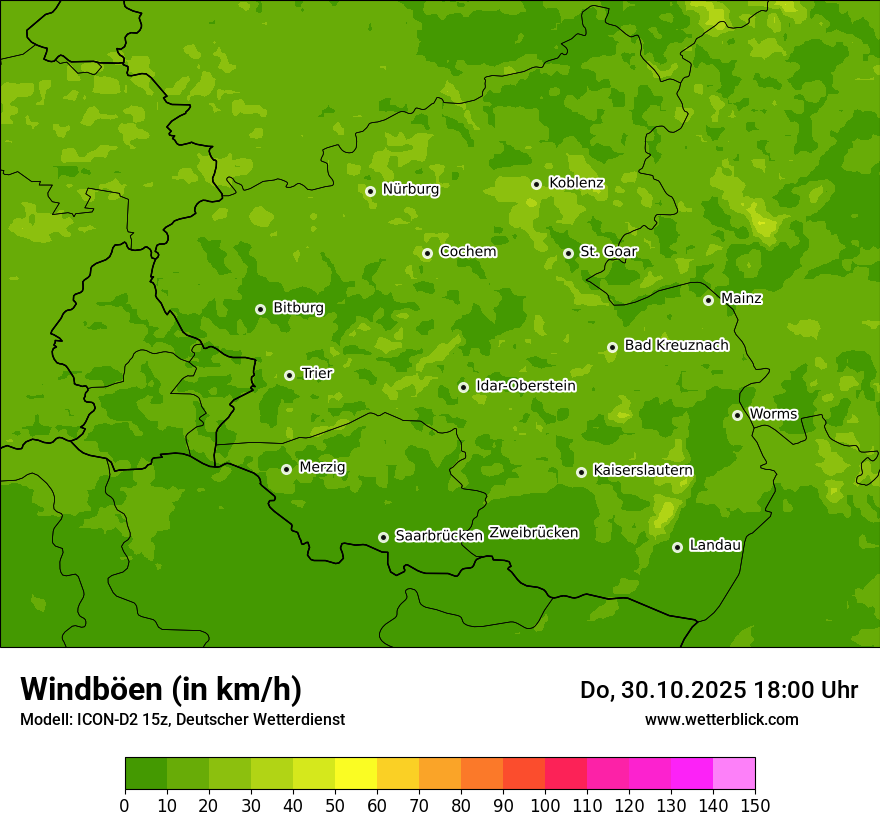 Modellkarten Windgeschwindigkeit Modellkarten Windgeschwindigkeit