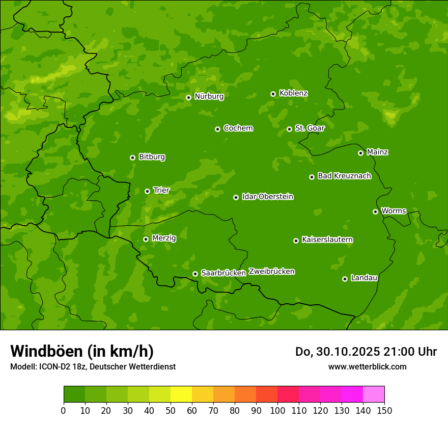 Modellkarten Windgeschwindigkeit Modellkarten Windgeschwindigkeit