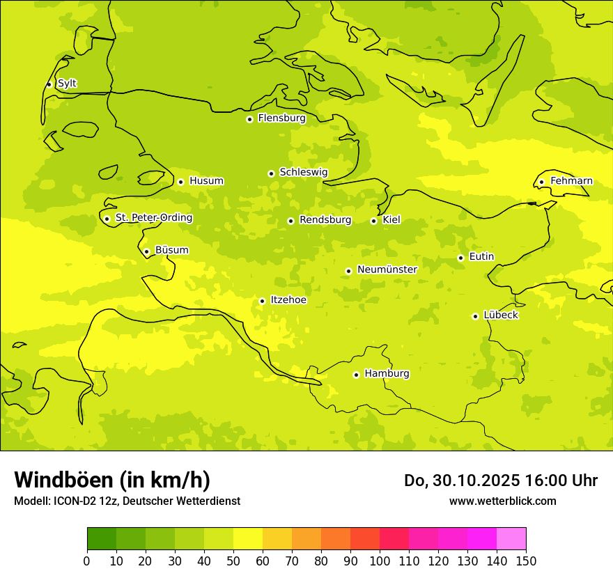 Modellkarten Windgeschwindigkeit Modellkarten Windgeschwindigkeit