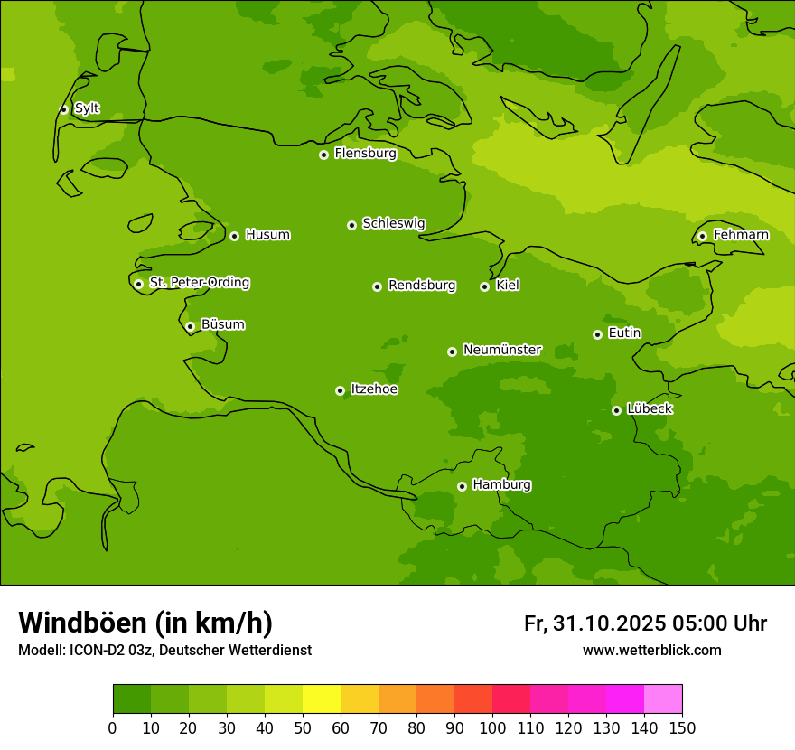 Modellkarten Windgeschwindigkeit Modellkarten Windgeschwindigkeit