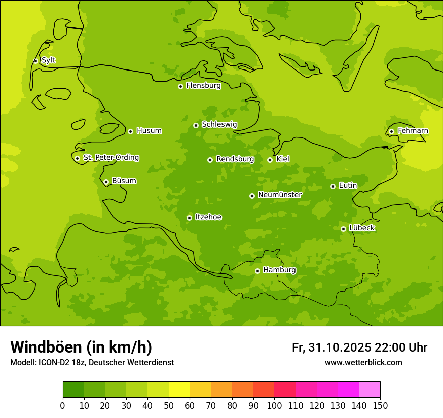 Modellkarten Windgeschwindigkeit Modellkarten Windgeschwindigkeit