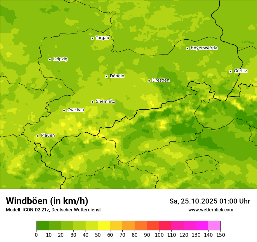 Modellkarten Windgeschwindigkeit Modellkarten Windgeschwindigkeit