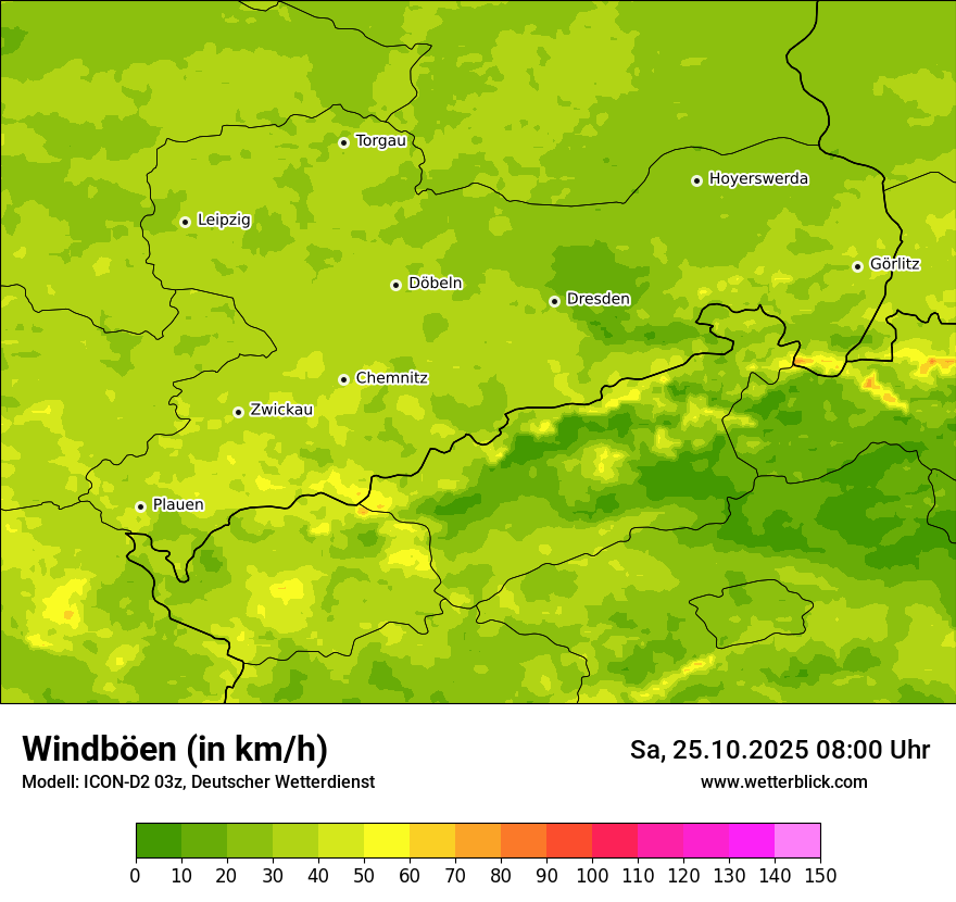 Modellkarten Windgeschwindigkeit Modellkarten Windgeschwindigkeit