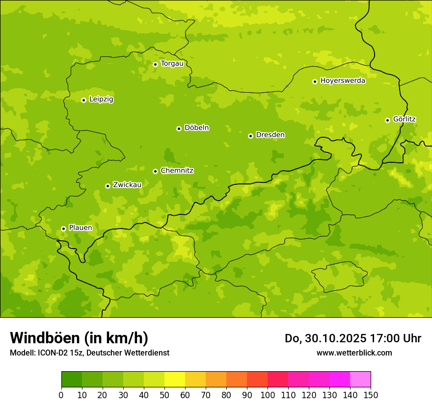 Modellkarten Windgeschwindigkeit Modellkarten Windgeschwindigkeit