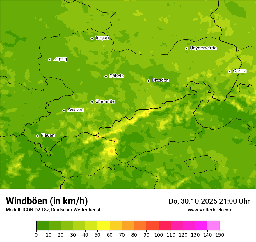 Modellkarten Windgeschwindigkeit Modellkarten Windgeschwindigkeit