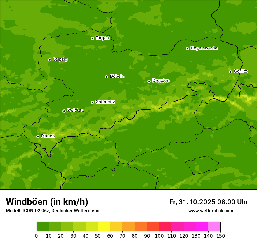 Modellkarten Windgeschwindigkeit Modellkarten Windgeschwindigkeit