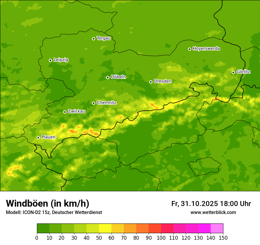 Modellkarten Windgeschwindigkeit Modellkarten Windgeschwindigkeit