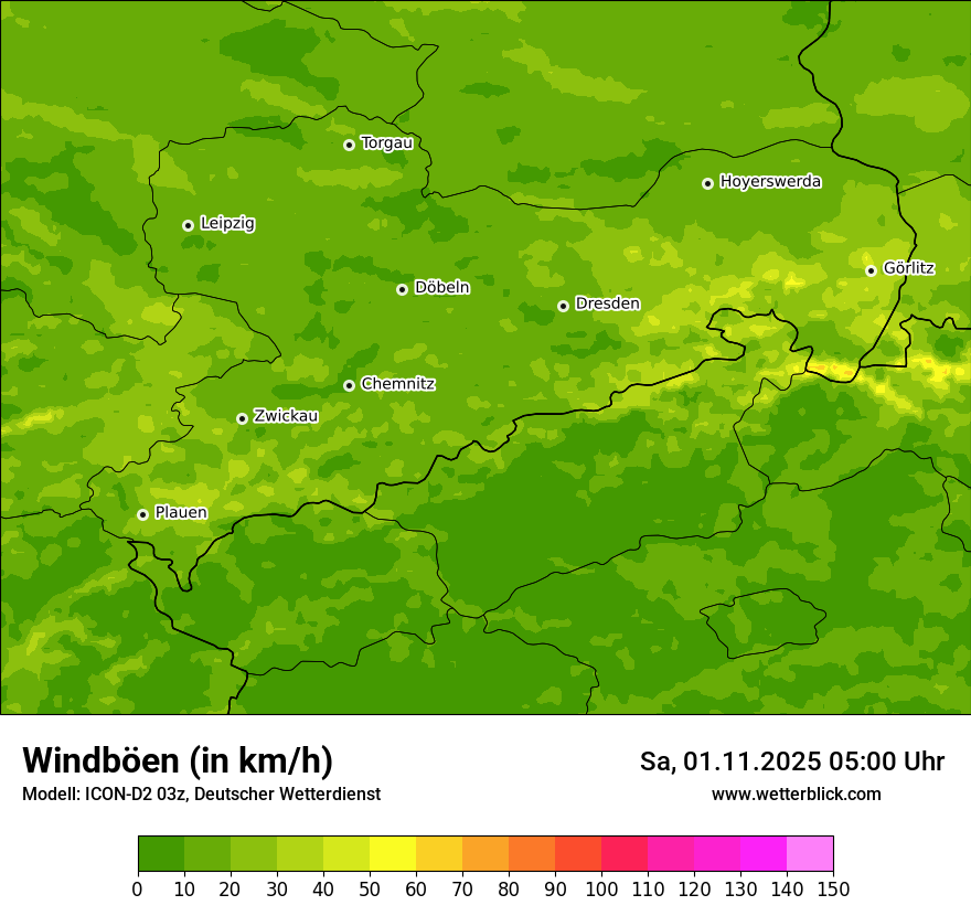 Modellkarten Windgeschwindigkeit Modellkarten Windgeschwindigkeit