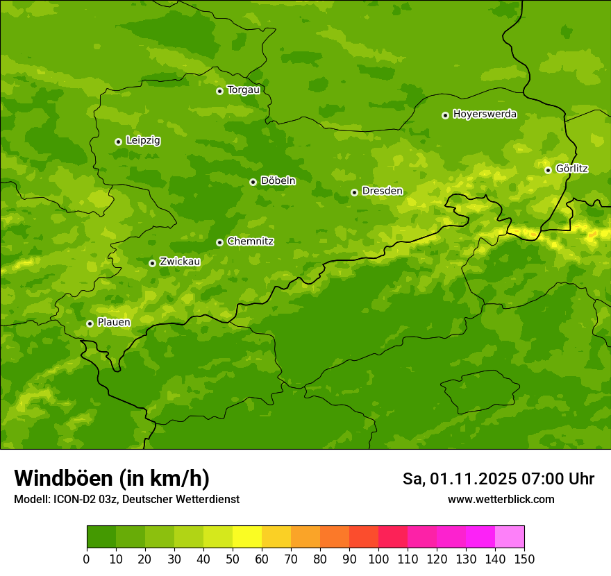 Modellkarten Windgeschwindigkeit Modellkarten Windgeschwindigkeit