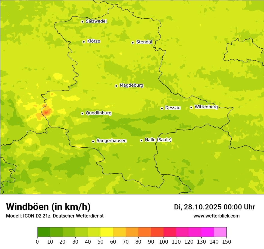 Modellkarten Windgeschwindigkeit Modellkarten Windgeschwindigkeit