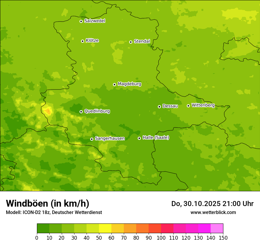 Modellkarten Windgeschwindigkeit Modellkarten Windgeschwindigkeit