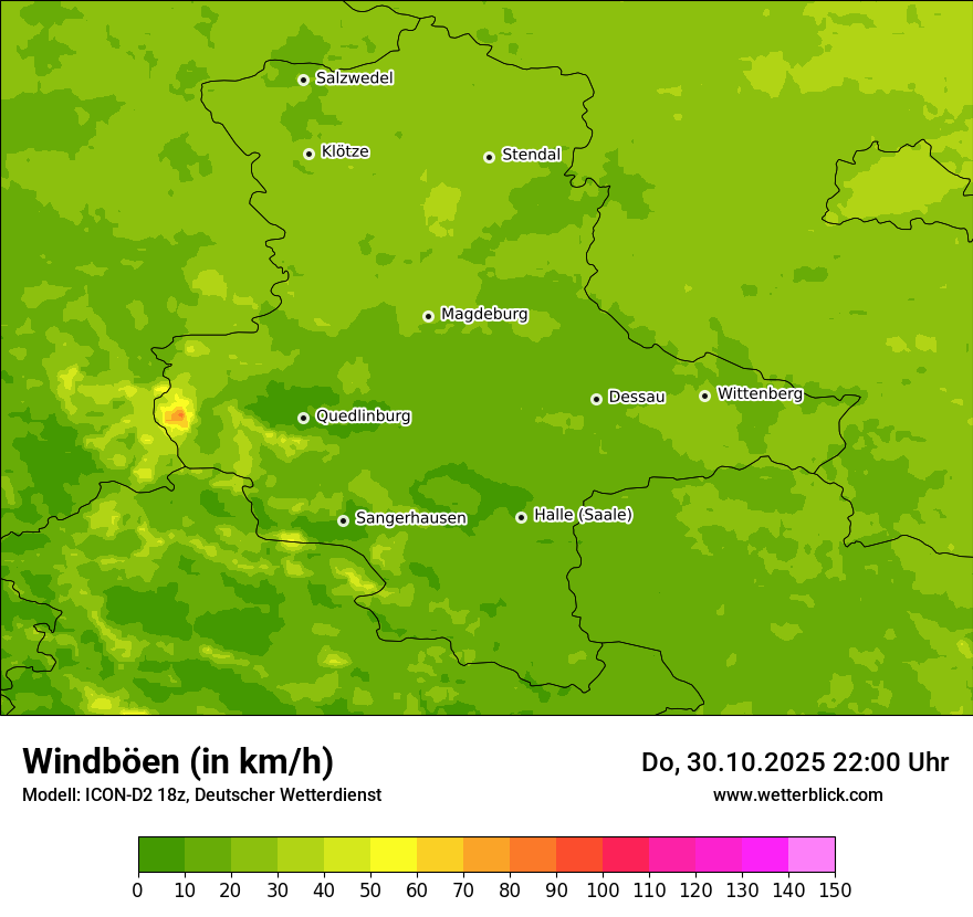 Modellkarten Windgeschwindigkeit Modellkarten Windgeschwindigkeit