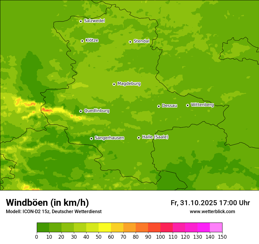Modellkarten Windgeschwindigkeit Modellkarten Windgeschwindigkeit