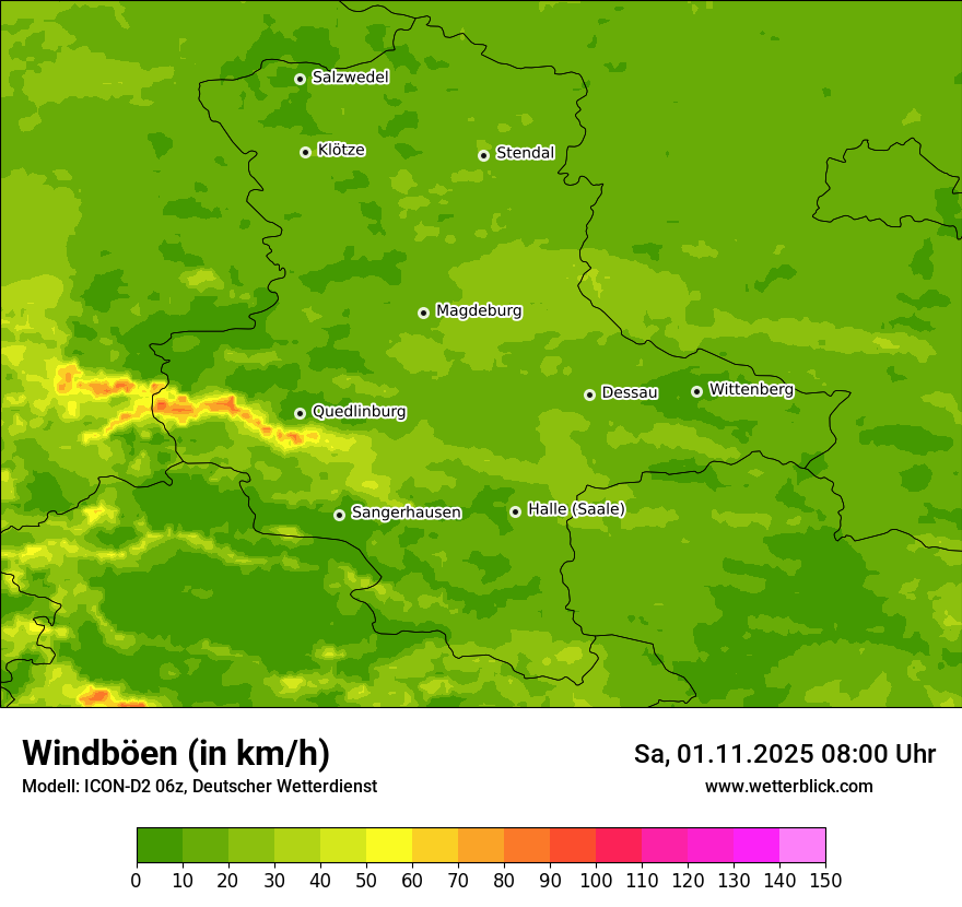Modellkarten Windgeschwindigkeit Modellkarten Windgeschwindigkeit