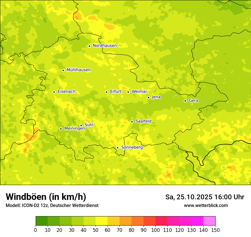 Modellkarten Windgeschwindigkeit Modellkarten Windgeschwindigkeit